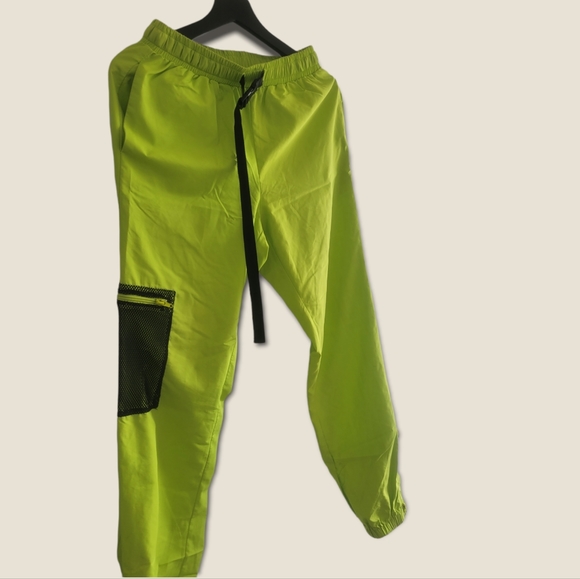 GREEN TRACK PANTS - Picture 2 of 5